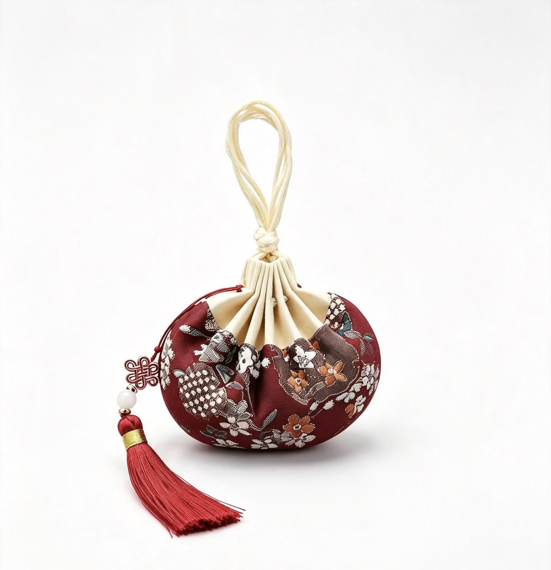 Auspicious Prayer Taoist Brocade Sachet