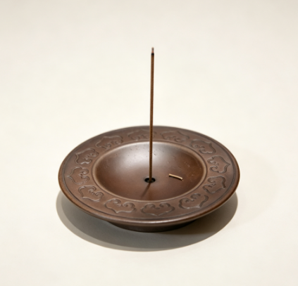 Ancient Cloud Bronze Incense Holder