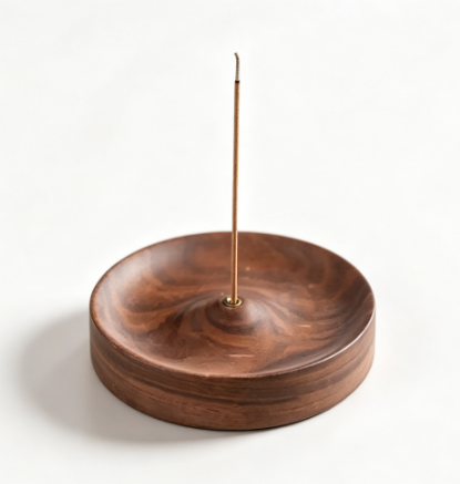 Rootveil Wooden Incense Vessel
